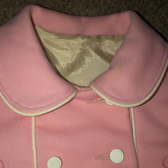 Vintage Tailor Made by Cute Togs in NY Pink Size 4 toddler Lined jacket and hat - Picture 5 of 11